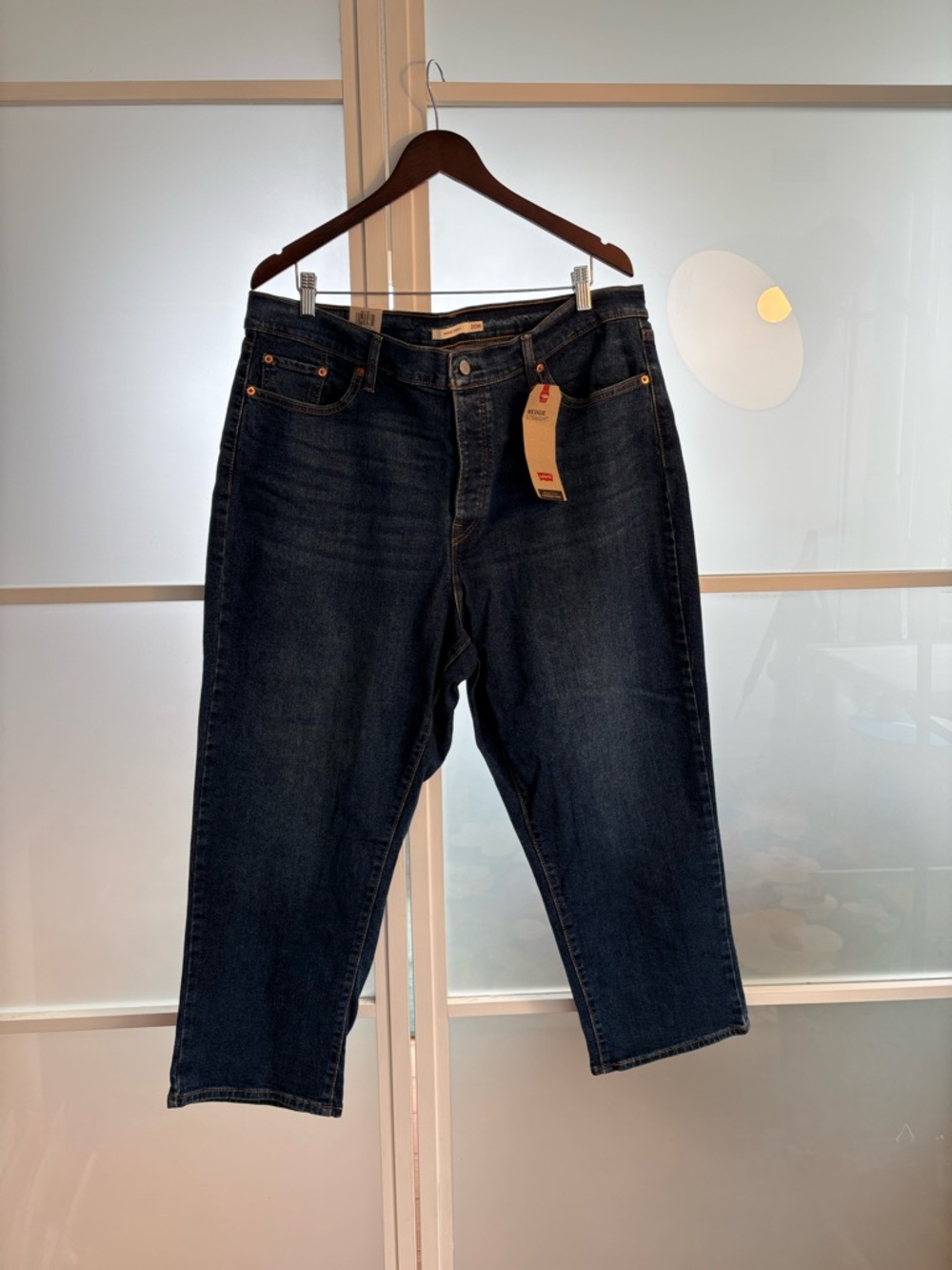 Levi's women's Dark Indigo Straight Wedgie Jeans BNWT
